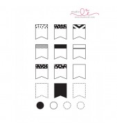 Studio L2E FLAG BUILDER stamp set